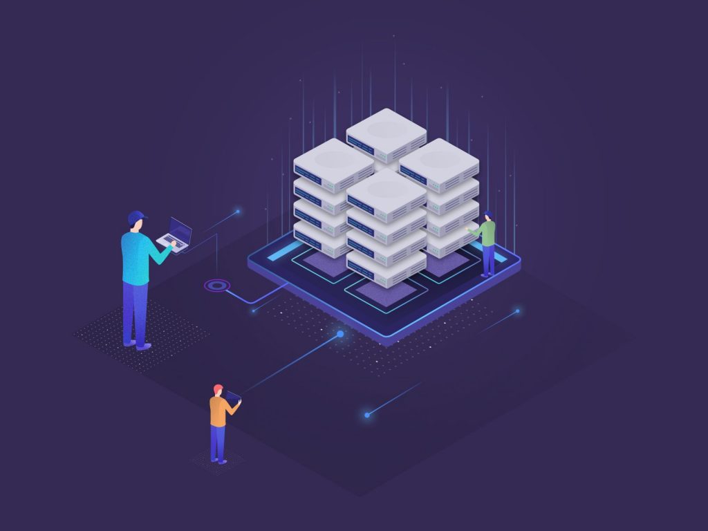 Hosting provider e sicurezza del sistema, rappresentazione grafica