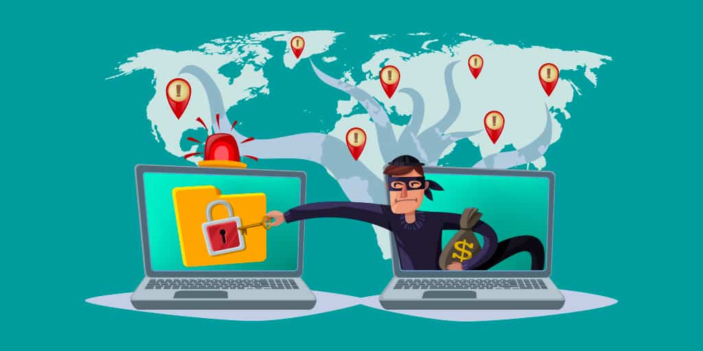 Ransomware, graphic representation